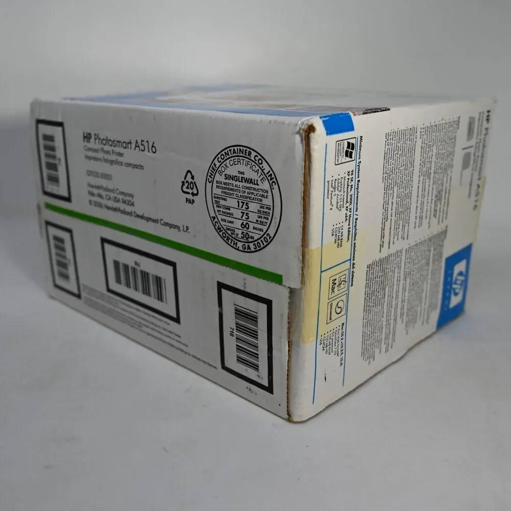 HP Photosmart A516 Compact 4x6 Photo Printer New Factory Sealed in Box